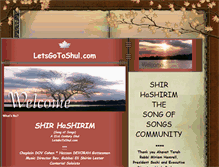 Tablet Screenshot of letsgotoshul.com